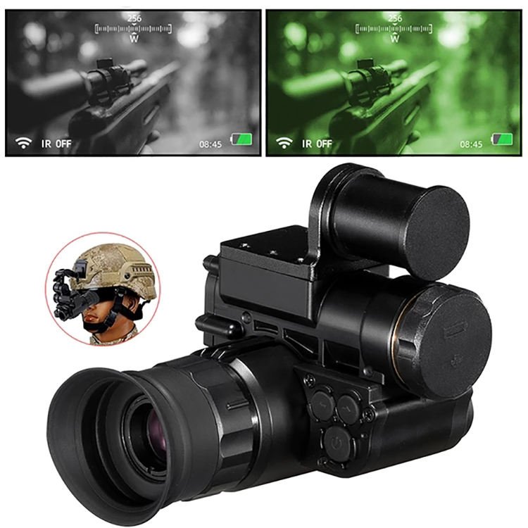 LUXUN Tactical Optical Scope NVG10 Helmet Night Vision Goggles Monocular with Head Helmet WiFi APP Network Video Cameras