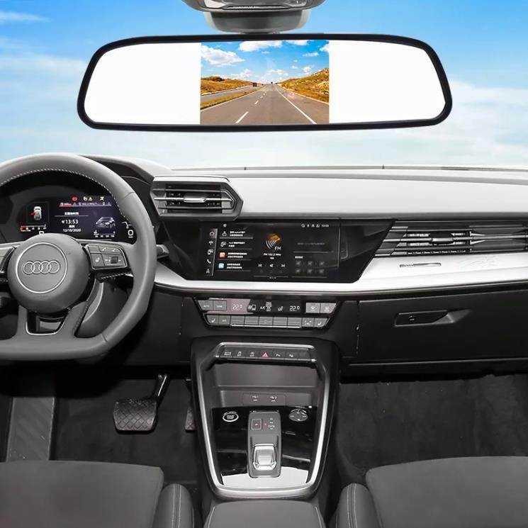 Espejo retrovisor con camara, car reverse video parking sensor