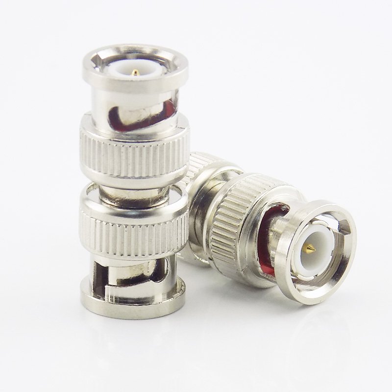 BNC Connector Adapter Convertor BNC Male To BNC Male Coupler CCTV Camera Security Video Surveillance System