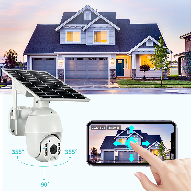 LEVOFAST Tuya Smart Solar Camera Waterproof CCTV 4G Sim Card Security Solar PTZ Camera 2MP Ubox Wifi IP Camera 18650 Batteries