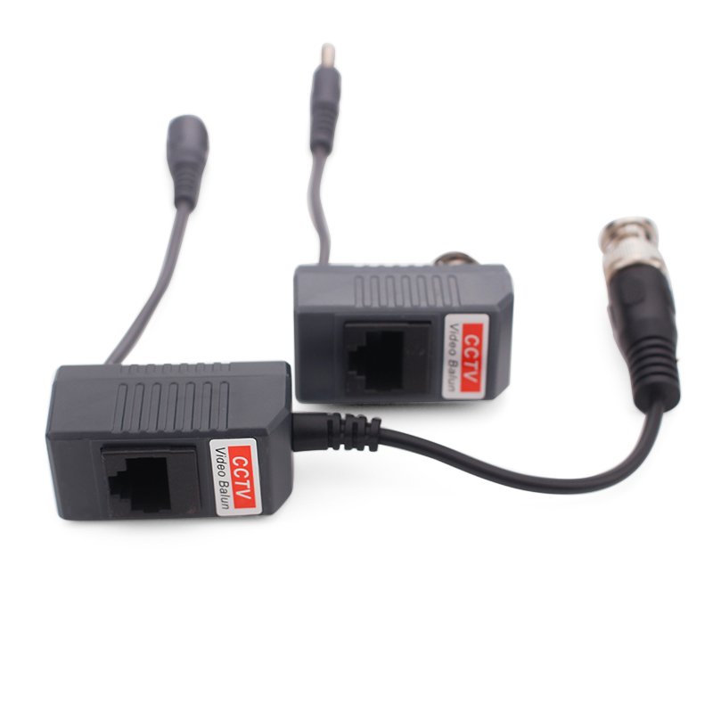 5mp 1080p BNC RJ45 connector Coaxial HD UTP twisted pair transmitter Video /audio/power 2 In 1 Video balun for CCTV accessories
