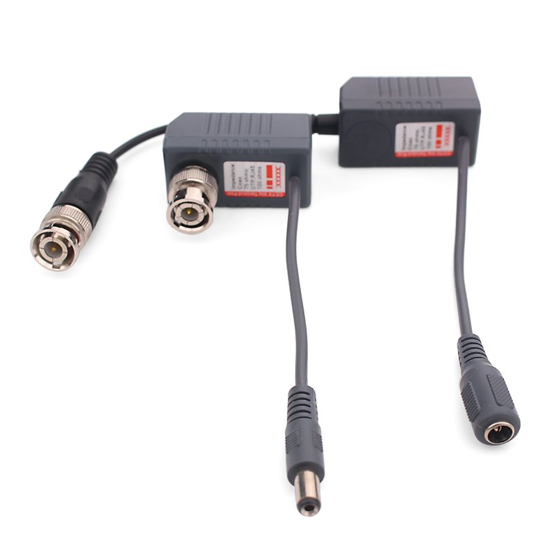 5mp 1080p BNC RJ45 connector Coaxial HD UTP twisted pair transmitter Video /audio/power 2 In 1 Video balun for CCTV accessories