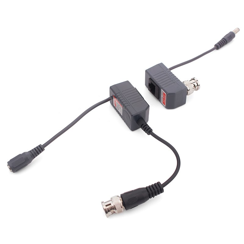 5mp 1080p BNC RJ45 connector Coaxial HD UTP twisted pair transmitter Video /audio/power 2 In 1 Video balun for CCTV accessories