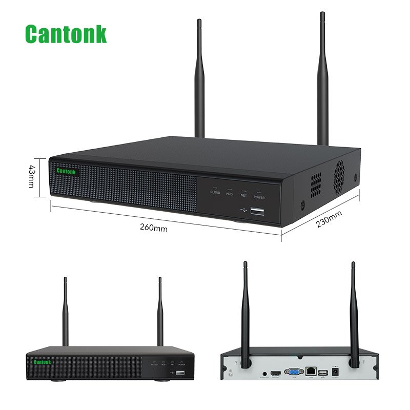 CANTONK NEW 2PCS 1080P HD CCTV SURVEILLANCE CAMERA 100FT EXIR NIGHT VISION 8CH 5MP 5 IN 1 NVR SECURITY CAMERA SYSTEM