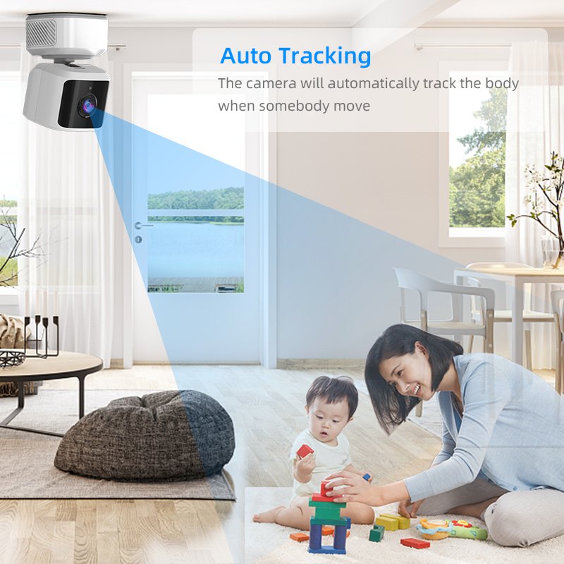 ZCVISION 1080P Cctv Camera 2mp Wireless Rechargeable Battery Indoor Ip WiFi Security Camera