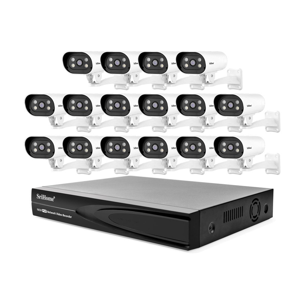 4K POE NVR 4 CH 8CH 16CH IP Security Camera Recording Network Video Recorder Support 4K Input Output