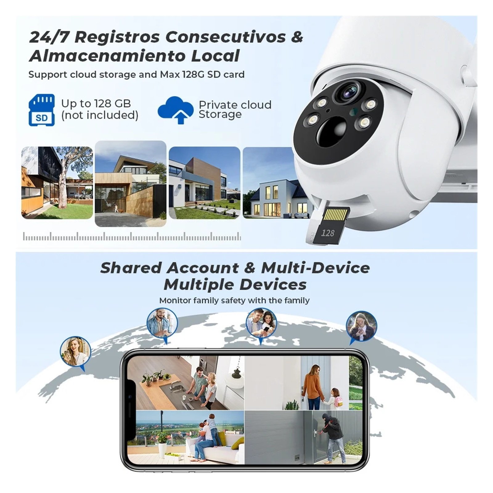 Senhuo 8MP 4K Solar Wireless IP Camera 7800 Mah Battery Outdoor HD 4MP Dual Lens WiFi IP Panel CCTV Security