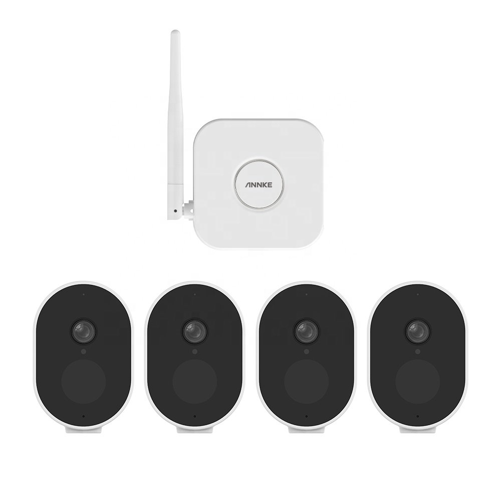 TUYA 1080P H.265 Wireless WiFi Battery Camera Kit Smart Home Human Detection CCTV System With Two-way Audio