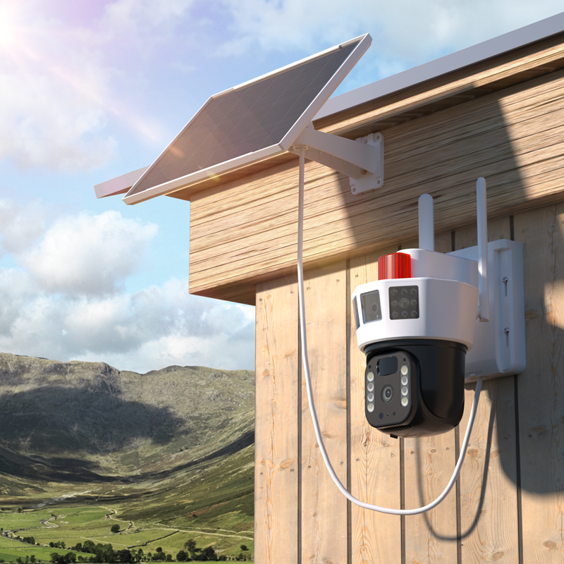 Outdoor 4MP Low Power Consumption Battery Camera 355 Pan Tilt PTZ IP Camera Wireless Camera Security System Two Way Audio