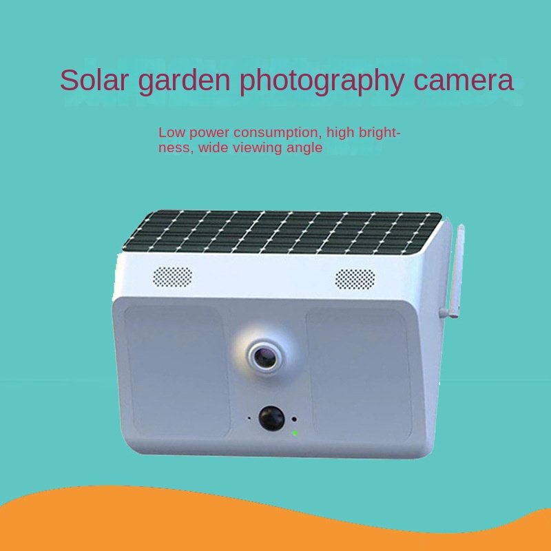 1080p solar energy wall lamp camera courtyard street lamp low power consumption battery surveillance camera wifi 4G remote