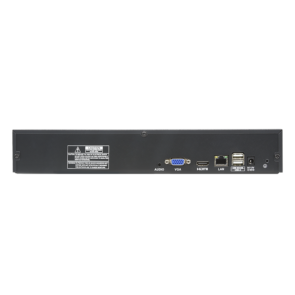 12MP 32CH Plug and Play Two Way Audio 2 SATA 112Mbps Bandwidth UHD Wired Security Camera System NVR