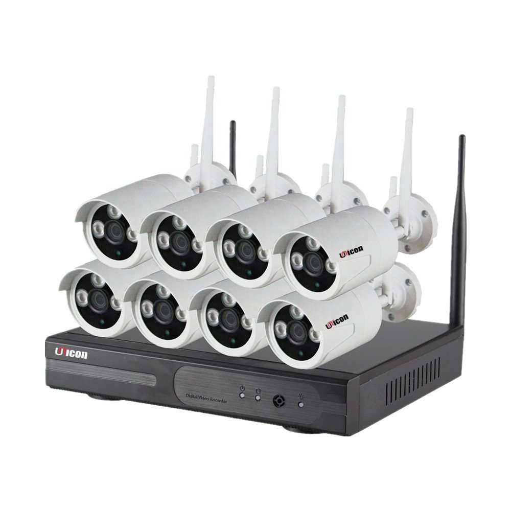 Tuya Smart Video Surveillance Kit Indoor Outdoor Wifi Kit IP P2P Long Distance 8CH Channel CCTV Camera System