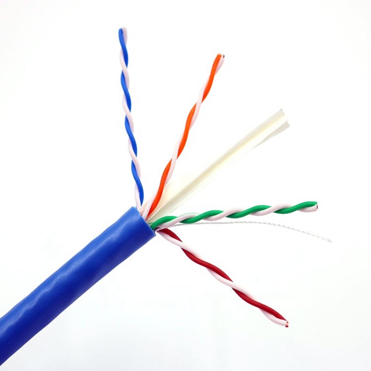High-Quality Cat6 23 AWG CCC Cable de Rede With Hikvision Networking