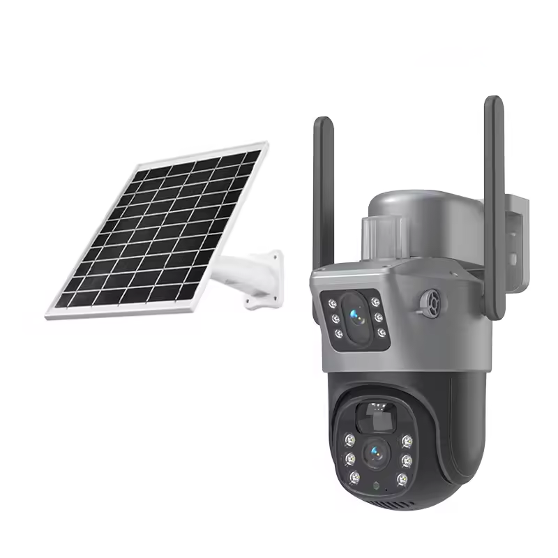 Newest Design 1080p Outdoor Network Camera Wifi Wireless Solar Security Camera with Motion Detection Tracking Night Vision