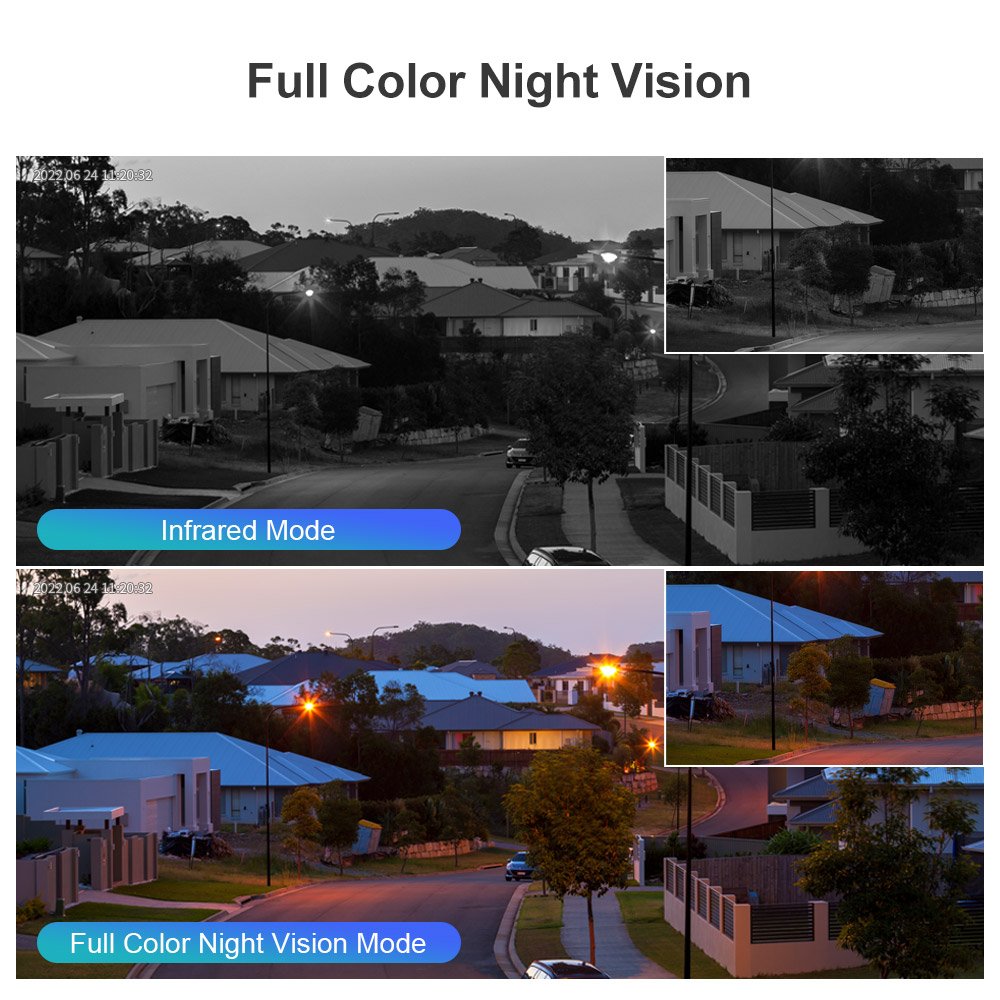LS VISION 4K Hot WiFi Dual Lens Outdoor 4G SIM 10X Safe 4MP IP PTZ Surveillance NO Solar System 4K WIFI Security Camera