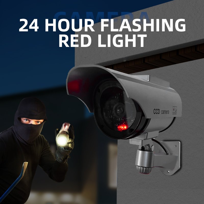 Factory Supply Hot Sale High Quality Wireless Home Surveillance Security Dummy Solar Camera System Fake Security Camera