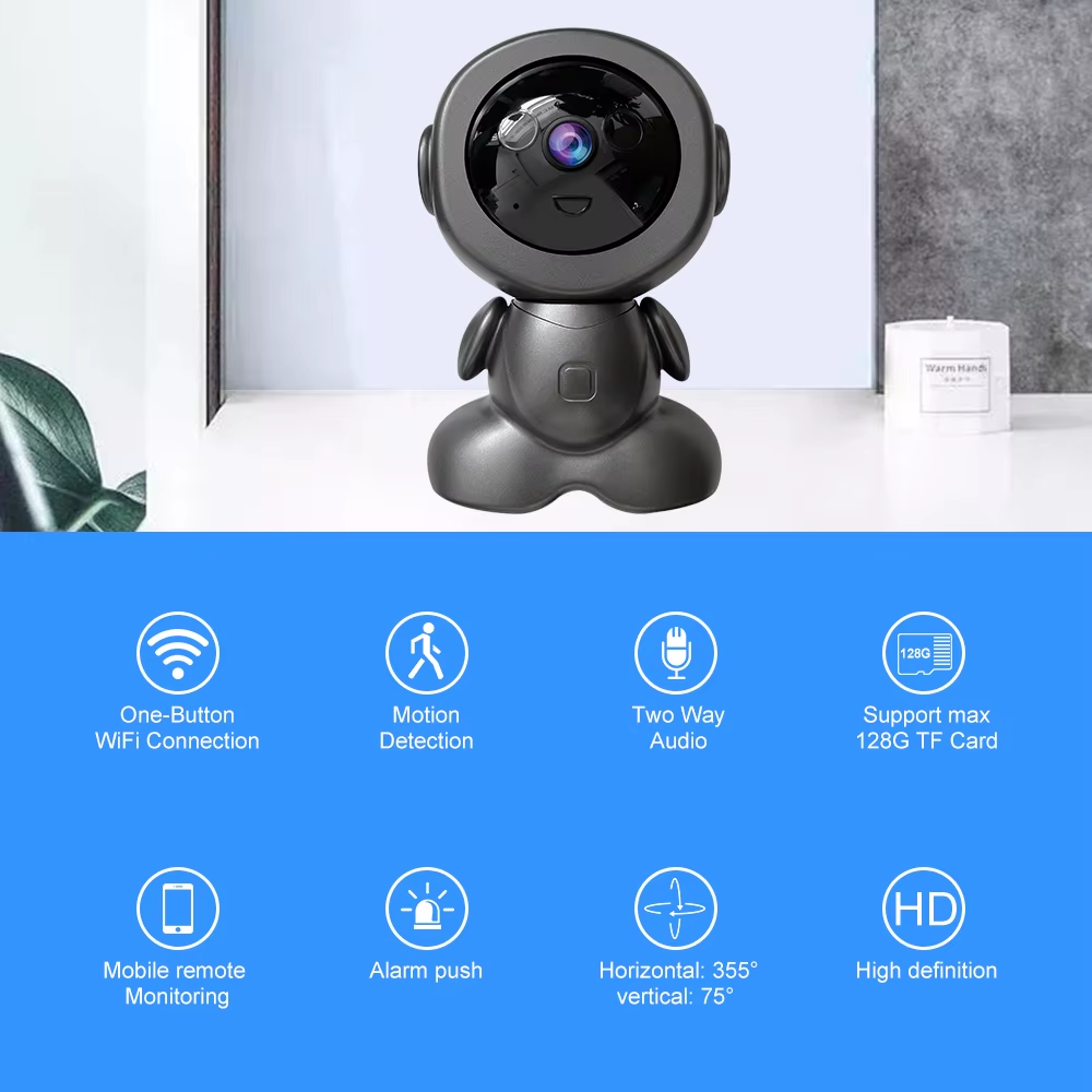 Ringsee V380Pro Robot Monitoring Home Safety Security Camera Smart Robot WiFi Camera For Home Security Robot Camera
