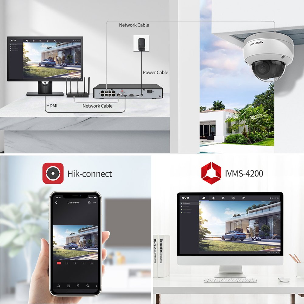 Original HIK DS-2CD2143G0-I 4MP POE Waterproof IP67 IP camera with Audio mini Dome Camera CCTV Surveillance Camera