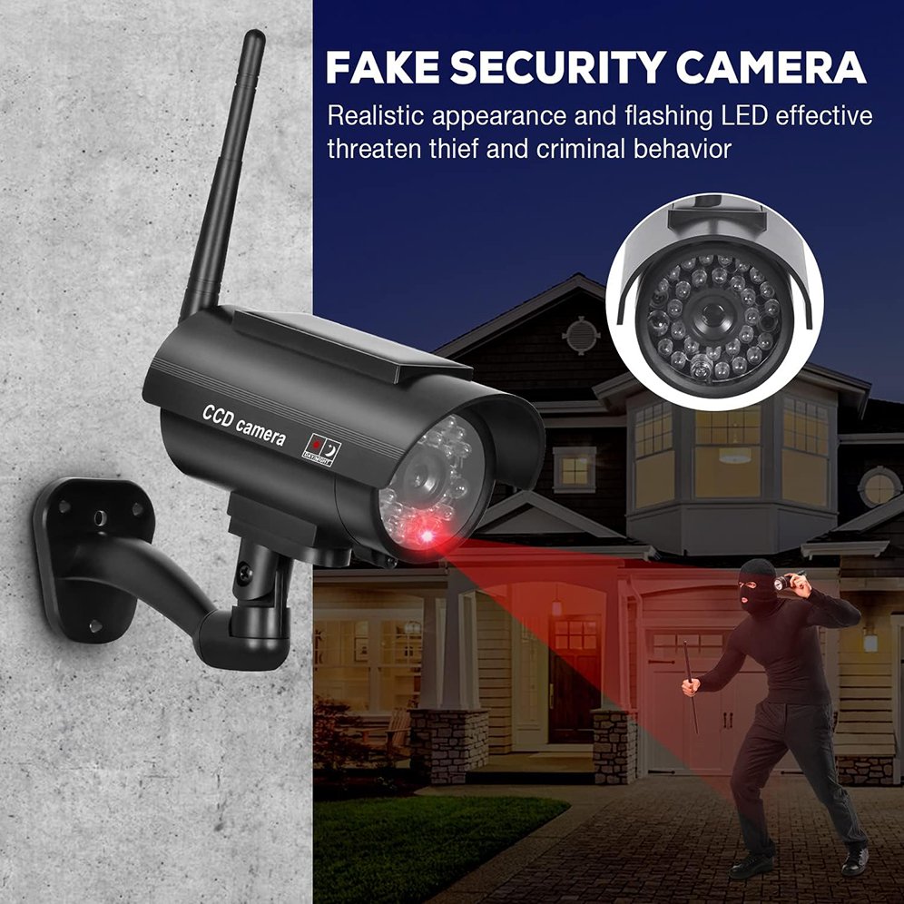 Hot Selling CCTV Security Outside Indoor Scare Thief Security System Greatly Like Really Real Camera Dummy Camera Bullet Camera