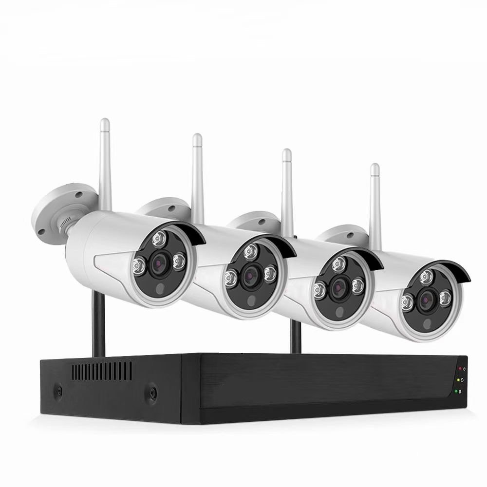 JOAREON Tuya Home Security Wireless 4CH 2MP HD Waterproof NVR Kit 1080P P2P Video Surveillance Outdoor CCTV Camera System