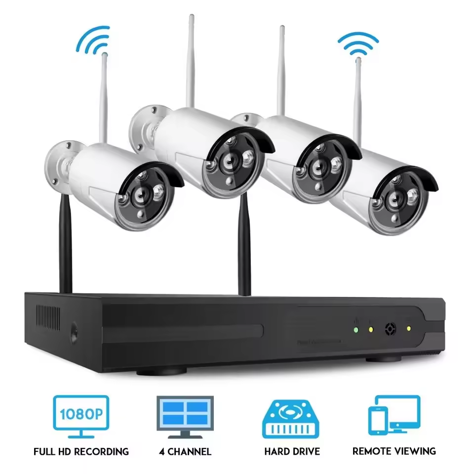 Low price 5MP tuya ip poe wifi camera nvr kit for techage wireless 4ch 8ch 4k mini cctv video surveillance system 4 8 ch channel