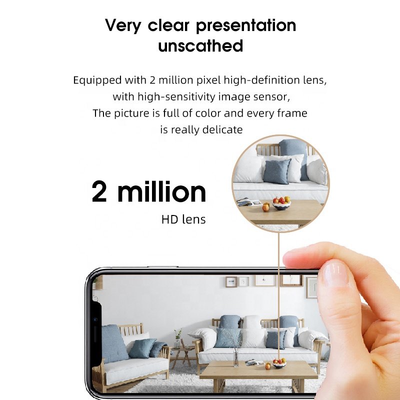 QZT Hd Night Vision Surveillance Human Sensing Notification Indoor Security Cameras