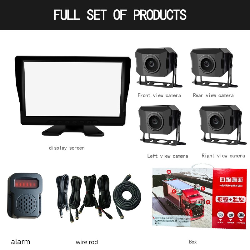 High-Quality Manufacturing 10.1 inches D12 model 720P truck surveillance camera for Car Safety Kits