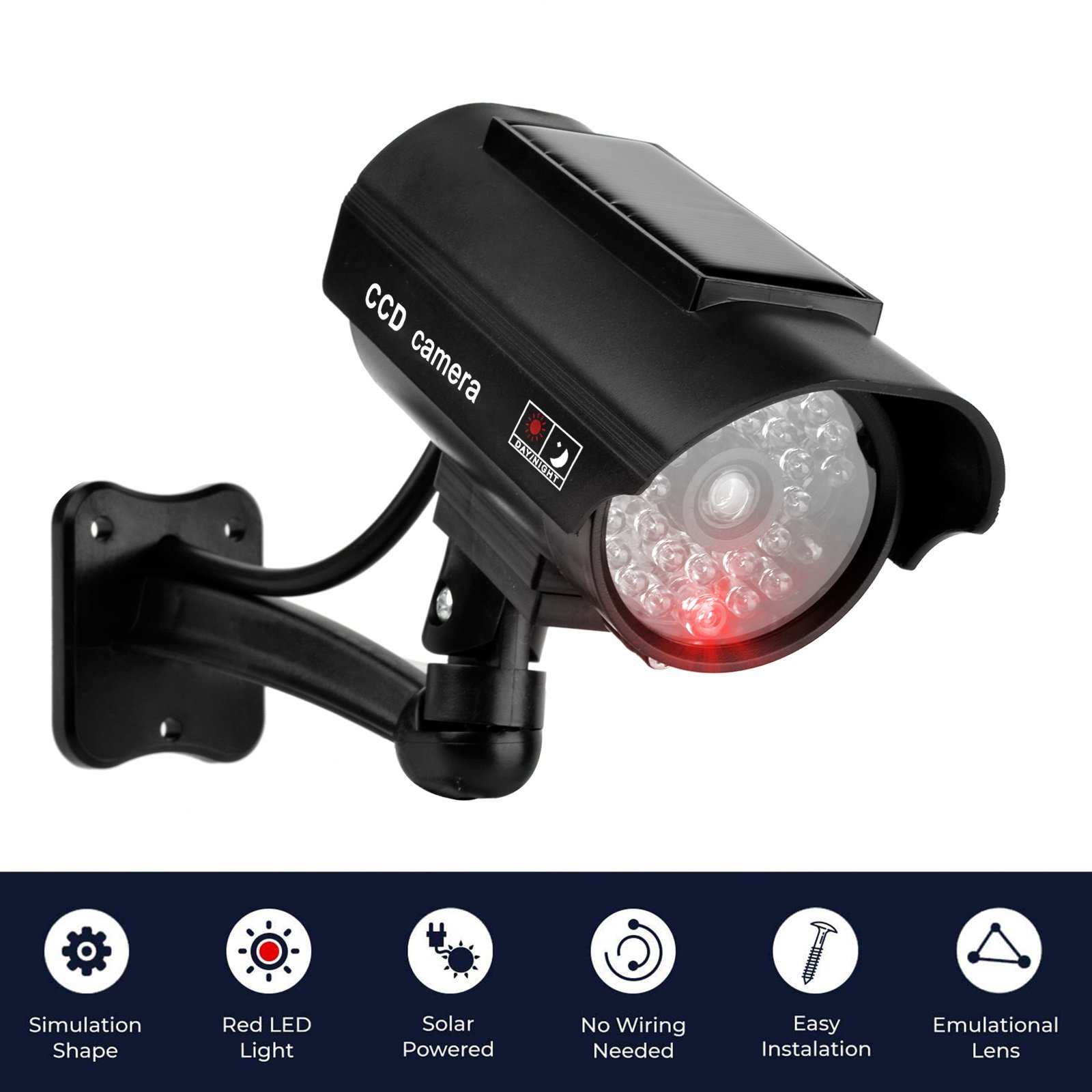 {Manufacturer}Security Cheap Indoor/Outdoor Waterproof Home Security Solar Surveillance CCTV Dummy Camera