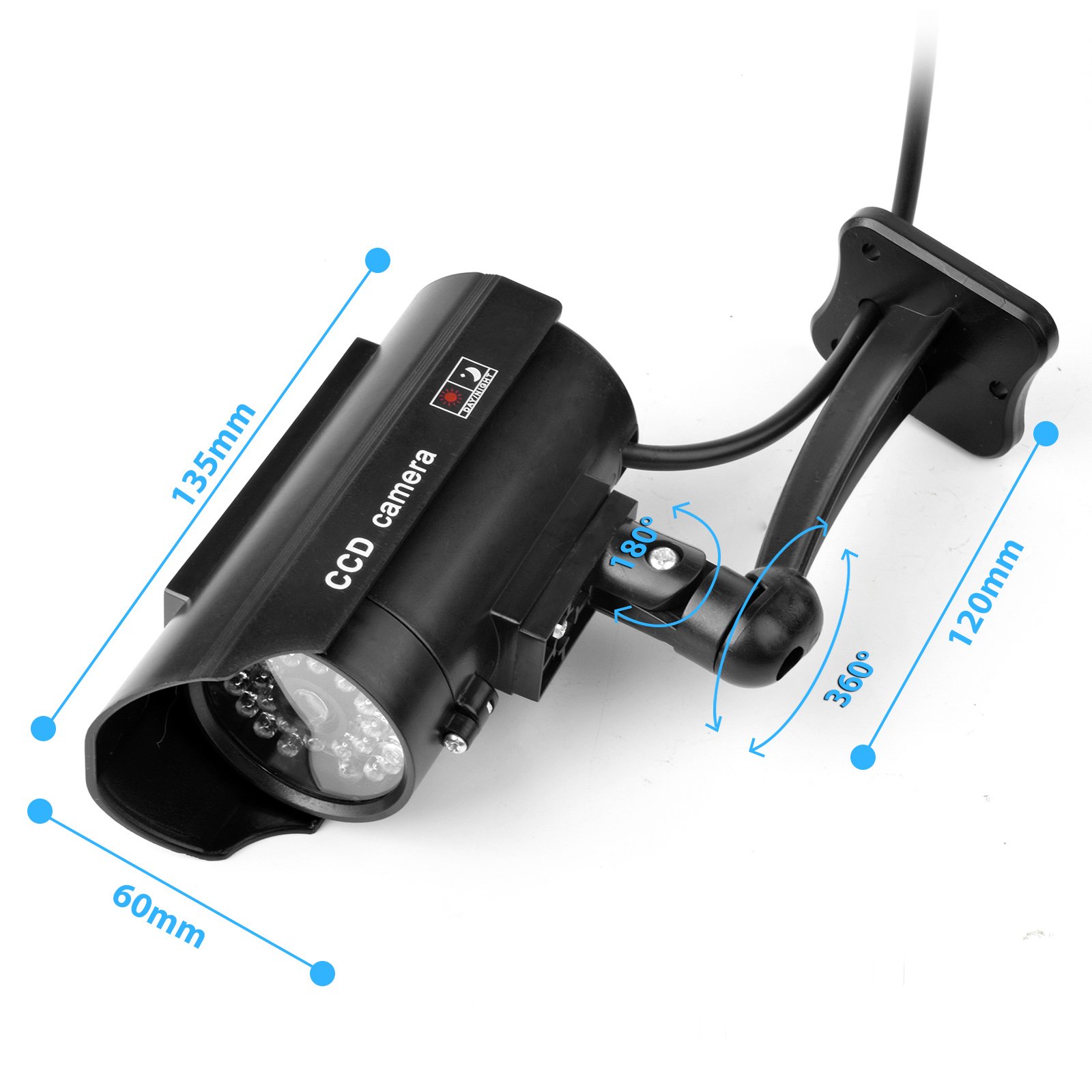 {Manufacturer}Security Cheap Indoor/Outdoor Waterproof Home Security Solar Surveillance CCTV Dummy Camera