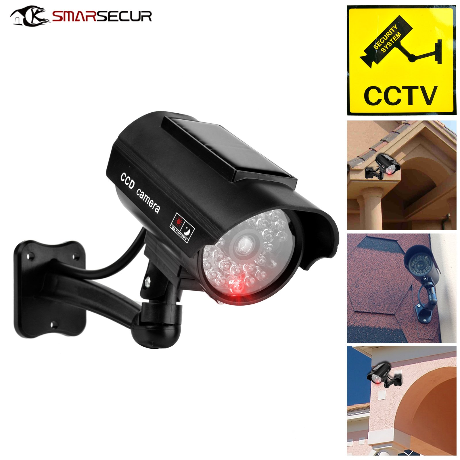 {Manufacturer}Security Cheap Indoor/Outdoor Waterproof Home Security Solar Surveillance CCTV Dummy Camera