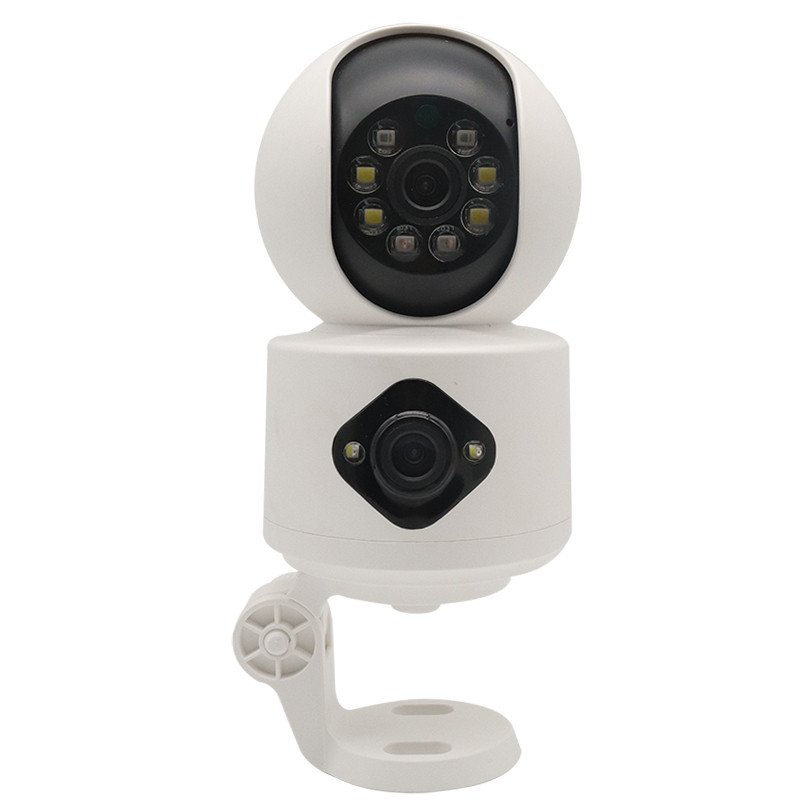 3MP*2 Full HD Dual Lens PTZ Camera O-KAM App Home Smart Life Door Camera Security Wide Angle Detection IP Camera 360 Panorama