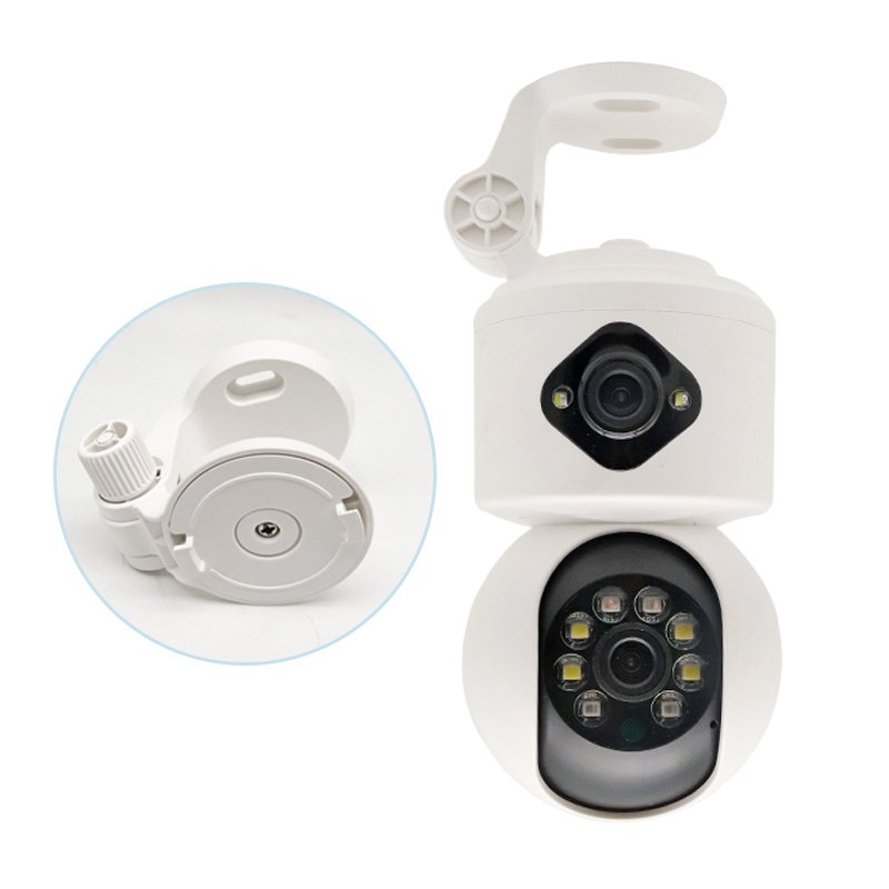 3MP*2 Full HD Dual Lens PTZ Camera O-KAM App Home Smart Life Door Camera Security Wide Angle Detection IP Camera 360 Panorama