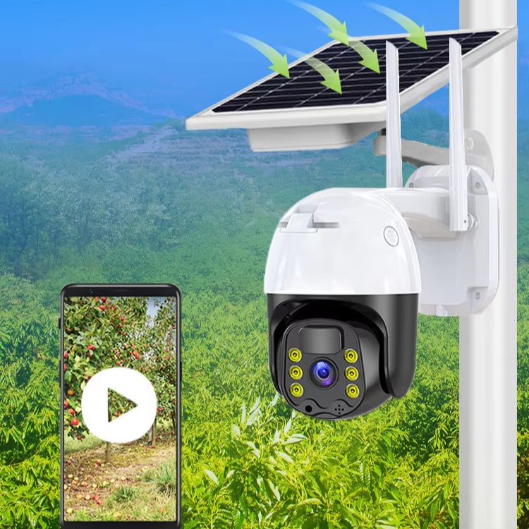 Hot sale 4g solar camera outdoor camera surveillance camera with full color night