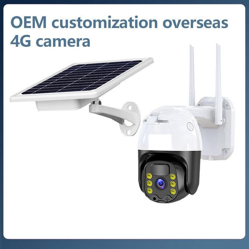 Hot sale 4g solar camera outdoor camera surveillance camera with full color night