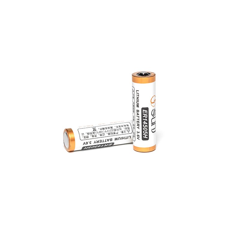3.6V 2700mAh AA size Primary Lithium Battery ER14505H Li-Socl2 battery cell For Smart Meter for Video surveillance equipment