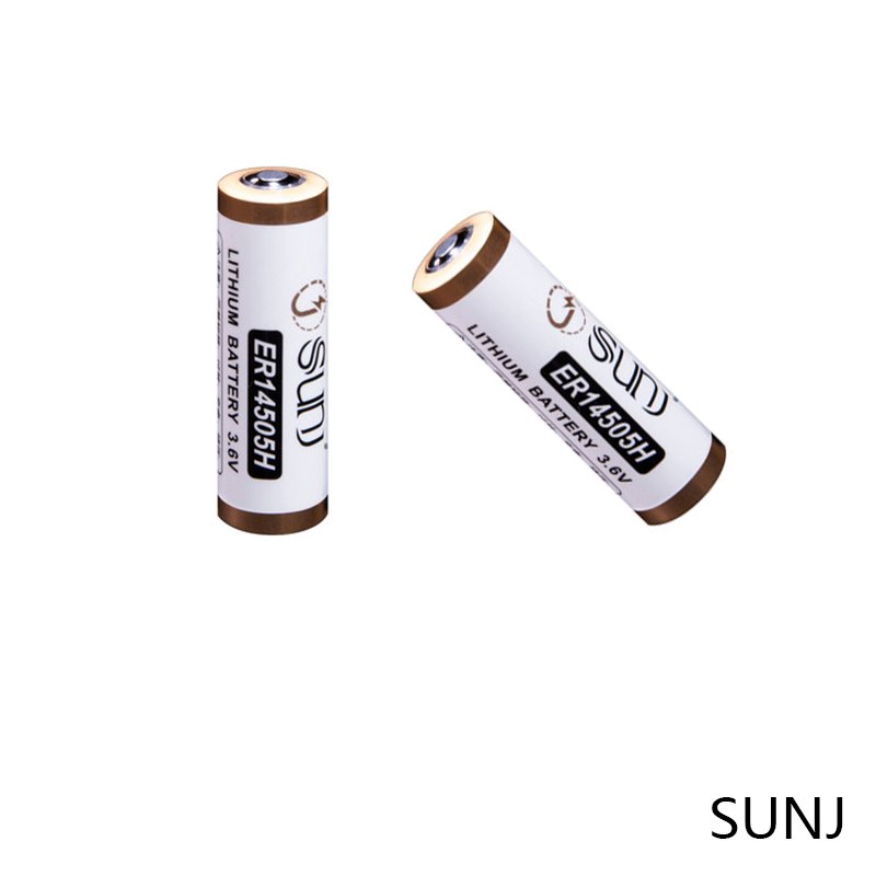 3.6V 2700mAh AA size Primary Lithium Battery ER14505H Li-Socl2 battery cell For Smart Meter for Video surveillance equipment
