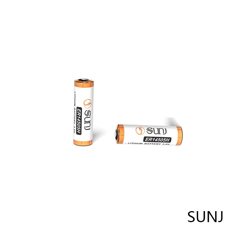 3.6V 2700mAh AA size Primary Lithium Battery ER14505H Li-Socl2 battery cell For Smart Meter for Video surveillance equipment