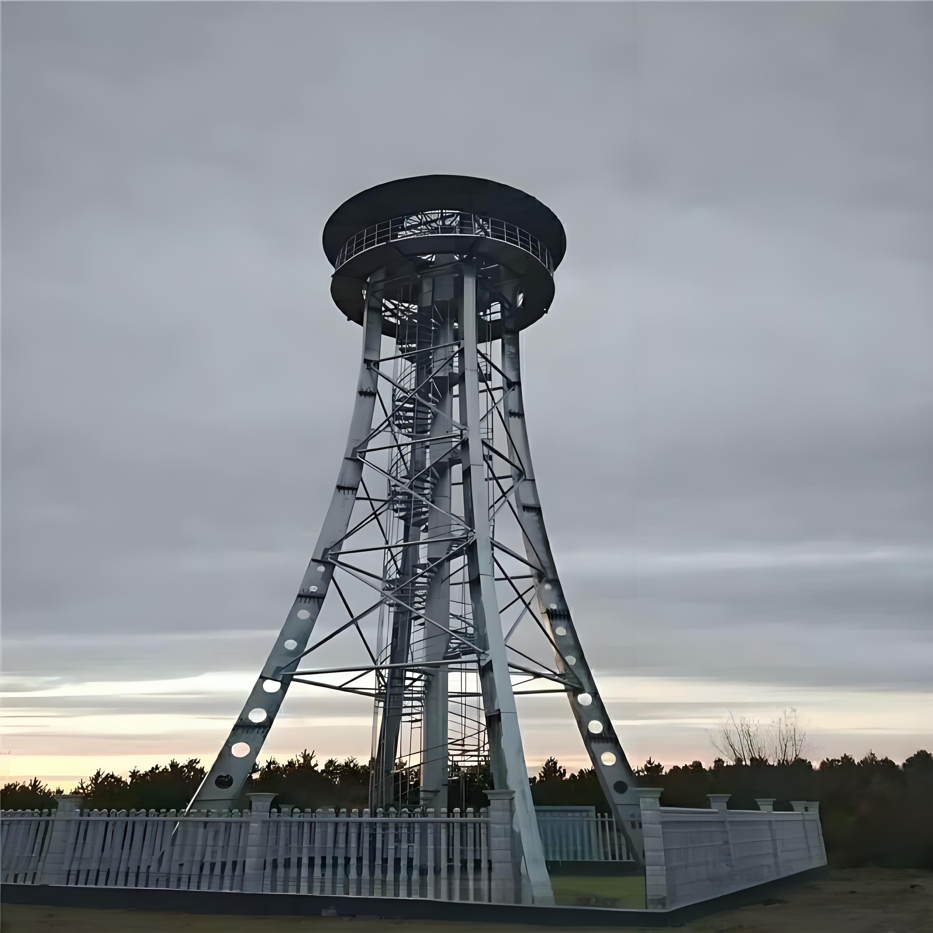 Watchtower Customized 4-leg Tower Guard Security Tower Angle Steel Fire Protection Watching Tower Monitoring System Watchtower