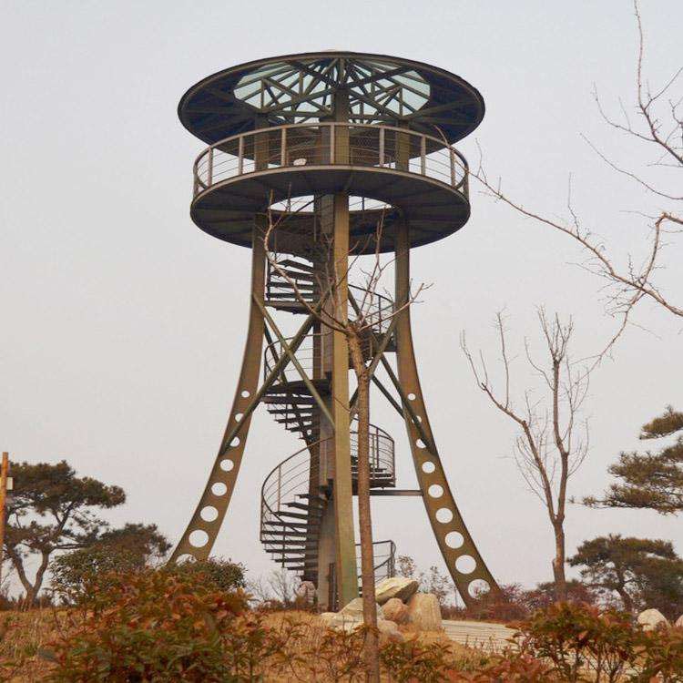 Watchtower Customized 4-leg Tower Guard Security Tower Angle Steel Fire Protection Watching Tower Monitoring System Watchtower