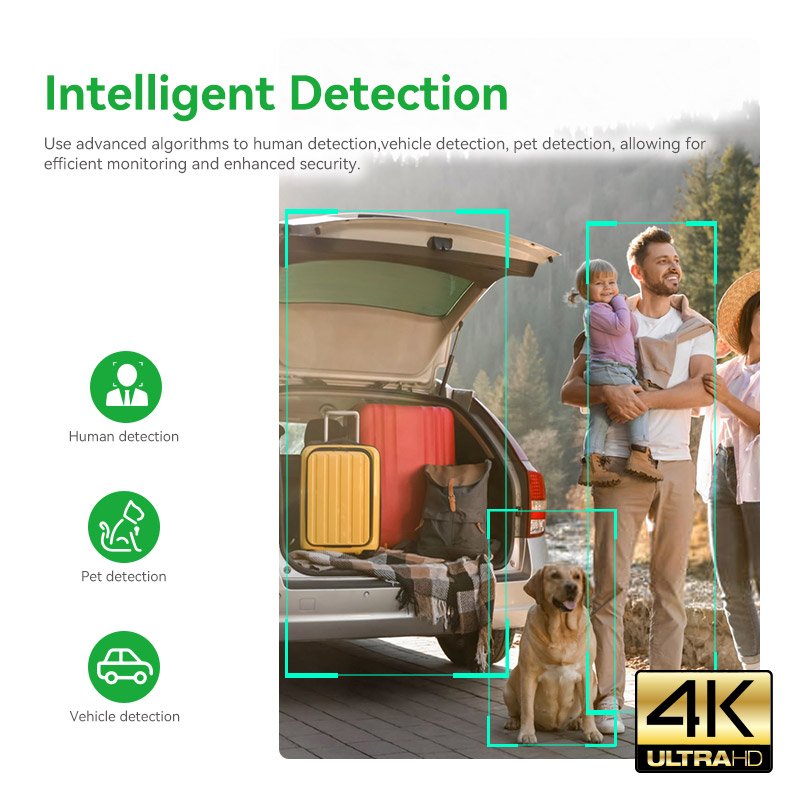 CANTONK 4K 8 CHANNEL 8MP RED AND BLUE LIGHT ALARM OUTDOOR HOME POE NVR KIT CCTV IP CAMERAS SURVEILLANCE SECURITY CAMERA SYSTEM