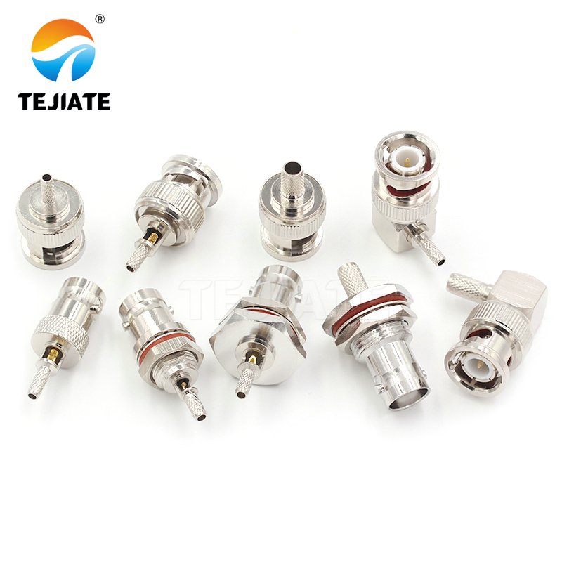 BNC-K-3/BNC-KY-3 Large hexagon female RG58/RG142 dedicated bnc Fpc fiber opticbanana Connector cctv dc Power Plug RF