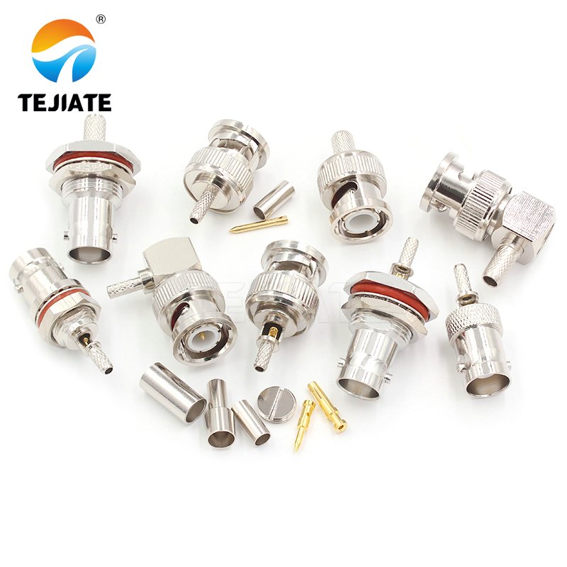 BNC-K-3/BNC-KY-3 Large hexagon female RG58/RG142 dedicated bnc Fpc fiber opticbanana Connector cctv dc Power Plug RF