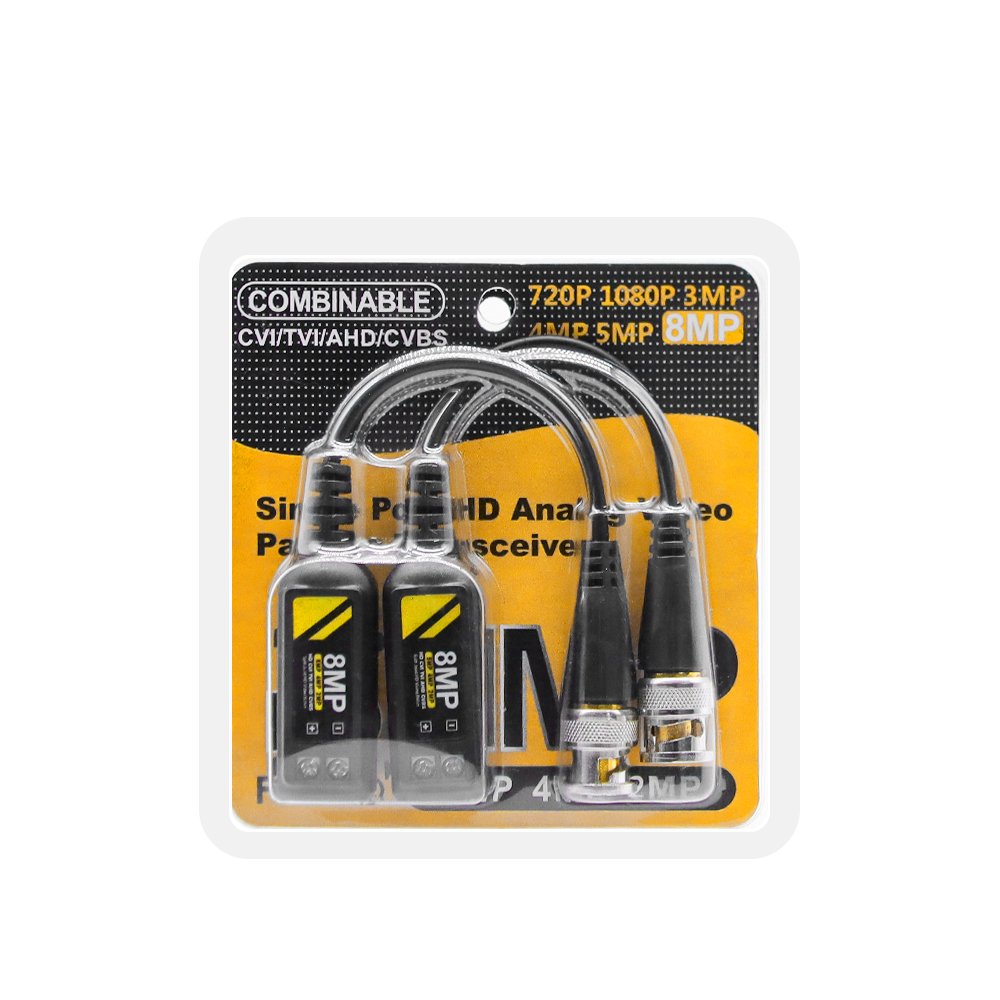 Passive twisted pair transmitter Active HD Video Balun 8MP CCTV camera Accessories