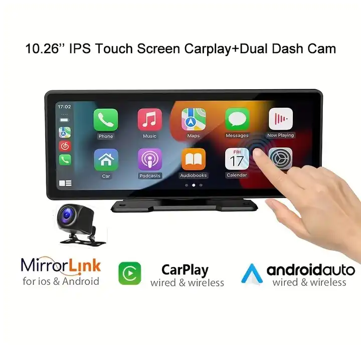 Truck Camera System Wifi Wireless Android auto Car Display Surveil Camera Smart Dual Dashcam Car Touch Screen Monitors