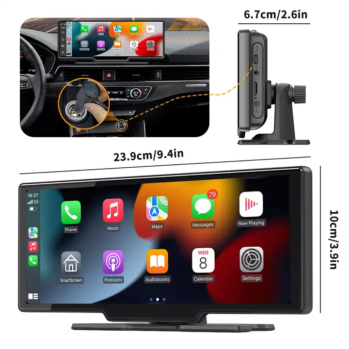 Truck Camera System Wifi Wireless Android auto Car Display Surveil Camera Smart Dual Dashcam Car Touch Screen Monitors
