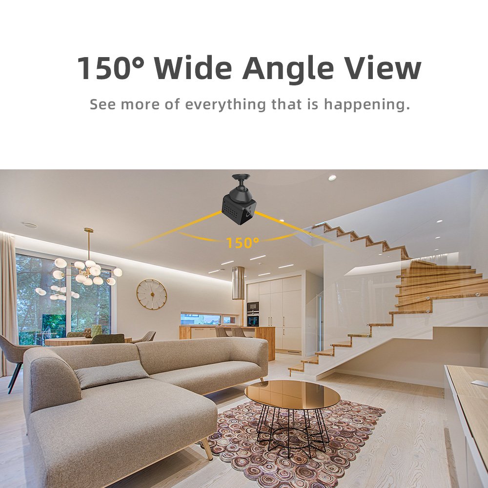 Hot 1080p infrared fill light 8 MP CMOS anti thief camera mini blut Motion Detection 360 wifi baby monitor camera