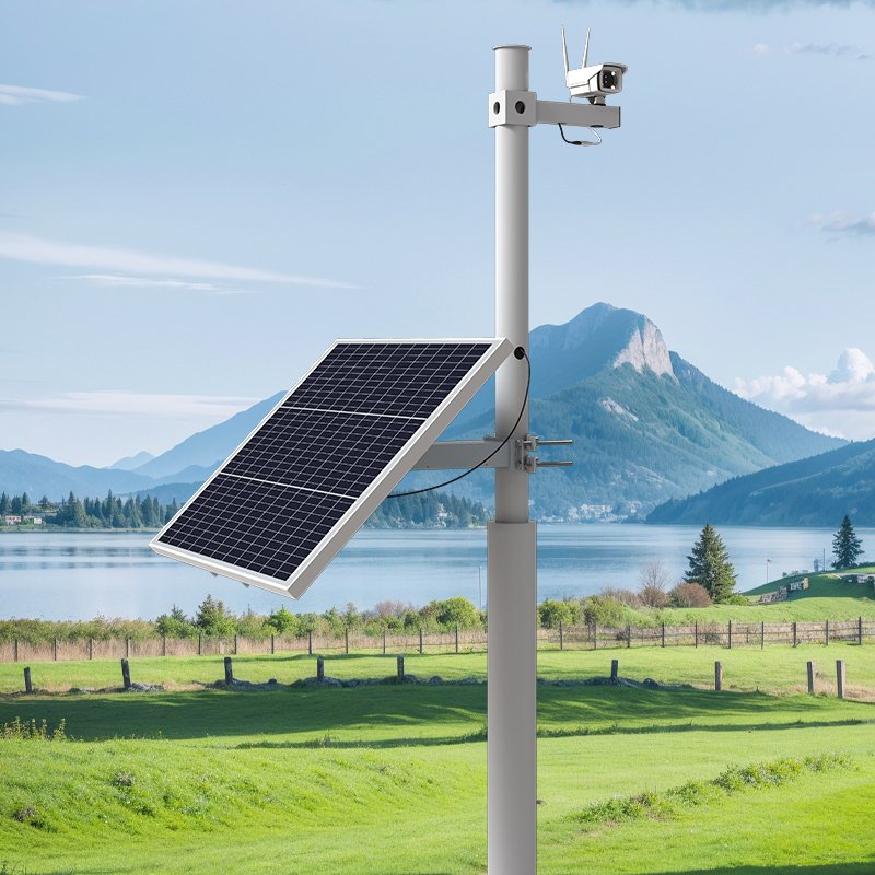 all in one solar panel kit 12v dc output with 60ah lithium battery for cctv camera GNSS