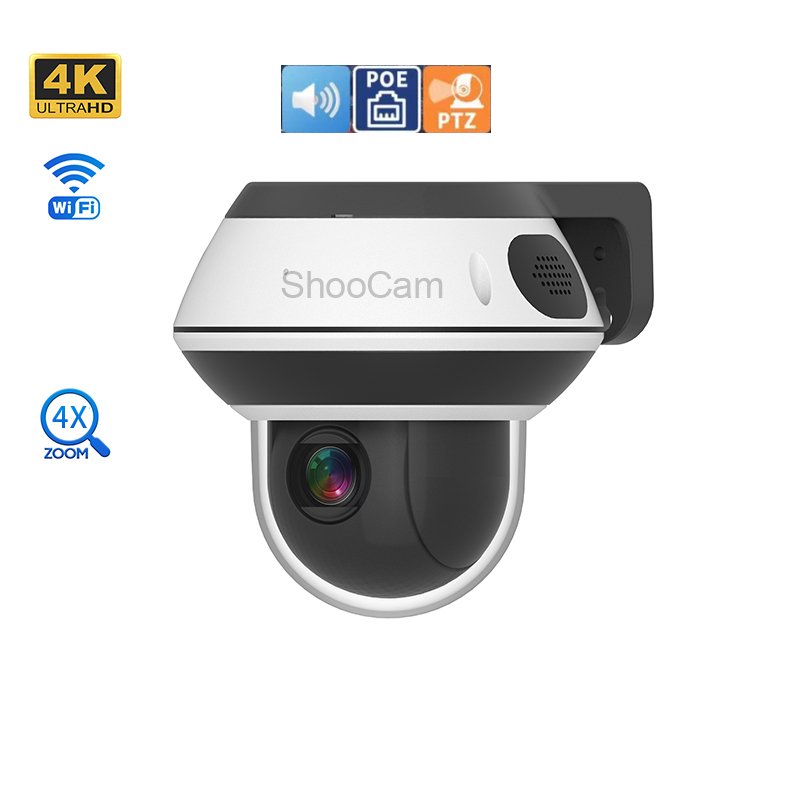 Poe Nvr 4K 4G Optical Zoom Dome Ip Camera Explosion-Proof Ptz 360 Panoramic Wide Angle Security Surveillance Cctv Camera System
