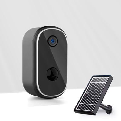 high quality Popular promotional security camera system wireless outdoor camera with solar panel