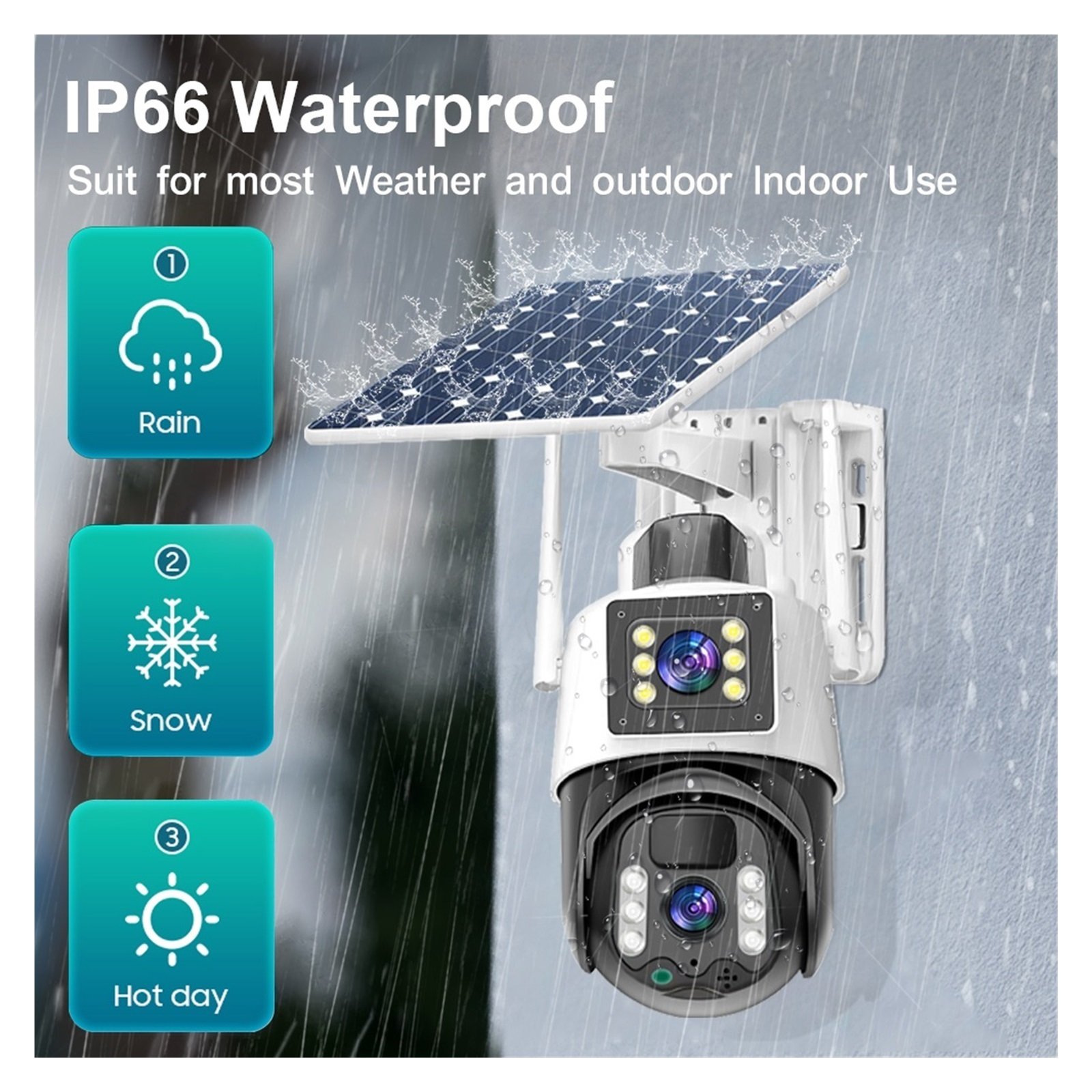 Senhuo V380 Solar 8MP 10x Zoom, CCTV, 4G, SIM Camera, Wireless WIFI Battery, Outdoor Waterproof, 360-degree Pan Tilt IP Camera
